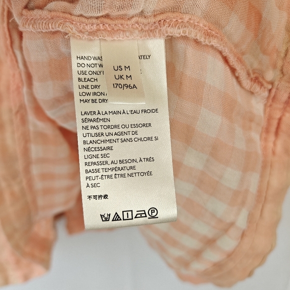 Anthropologie Pilcro And The Letterpress The Bette Babydoll Blouse Size M - Picture 12 of 13